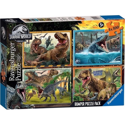 Ravensburger Jurassic World 100 dielov 4 x 100 dielov