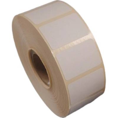 Termo Etiketa 31 mm x 20 mm, Thermo eco, Biela, Dutinka 25 mm, 2000 ks/kotúč, Permanentné lepidlo, Priemer kotúča 91 mm