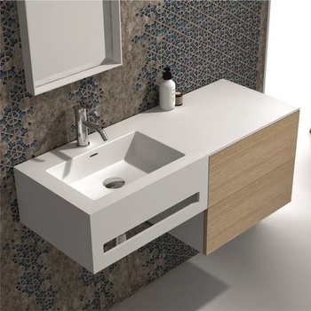Inter Ceramic Конзолен шкаф от камък ICP 12083L, 120x46x50см (12083L)