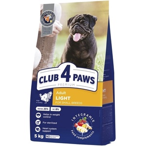 CLUB 4 PAWS Dog Mini Adult Light and Sterilized 5kg