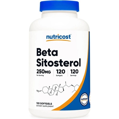 Nutricost Бета-Ситостероли 250 mg 120 софтгел капсули | Nutricost (67903 (564101) NC)
