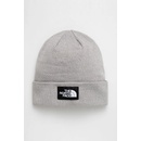 Zimní čepice The North Face Dock Worker recycled beanie TNF Light Grey Heather