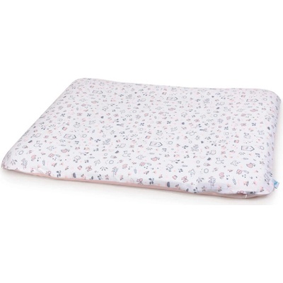 Ceba Baby Potah na podložku měkkou 2ks Pink + Gray Bird World 75 x 72