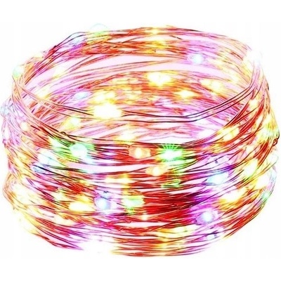 DAMPOD SHOP 50 LED světelný řetěz drát barevné
