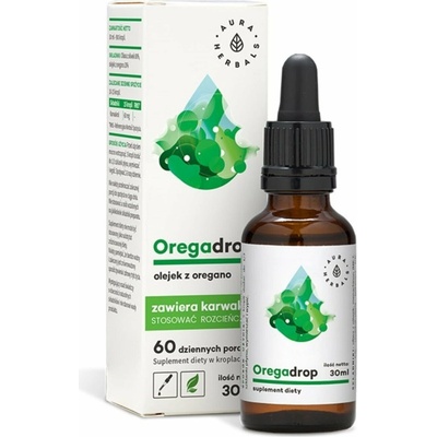 Aura Herbals Oregadrop Oreganový olej Kvapky 30 ml