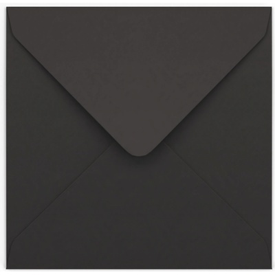 Černá obálka Clariana 130x130 mm