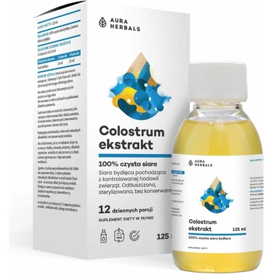 Aura Herbals Colostrum Ekstrakt 100% čisté hovädzie kolostrum tekuté 125 ml