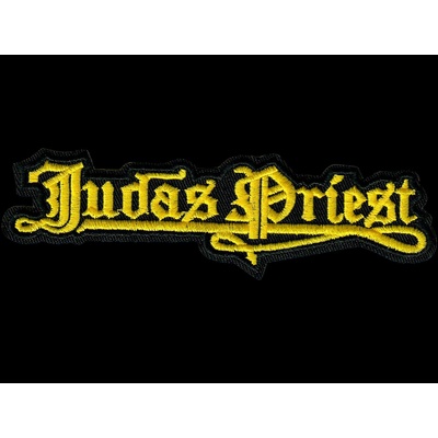 Nášivka JUDAS PRIEST nápis vyšívaná zažehlovací