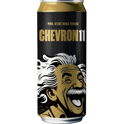CHEVRON 11 Světlý ležák 11 4,7% M.pivovar Havl.Brod 0,5 l (plech)