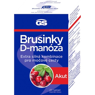 GS Brusinky & D-manóza Akut 20 tablet