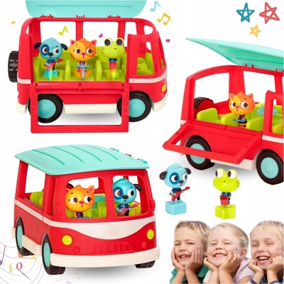 B.Toys Elegantný autobus LB1746Z červený