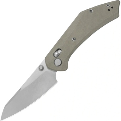 Geo Knife DIVID Stonewash M390 Blade, Khaki G10 GEO2507J