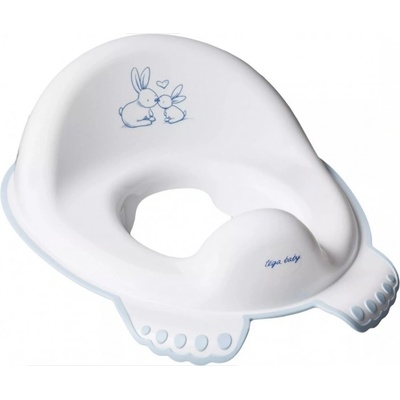 Tega Baby Adaptér, měkké treningové sedátko na WC Eco Bunny, bílé
