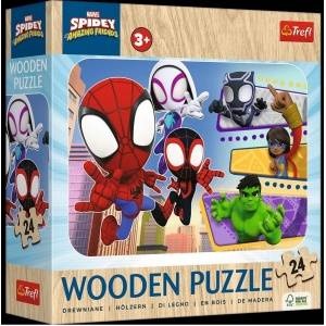 Trefl Wooden Puzzle 24 Spiday and Friends TREFL