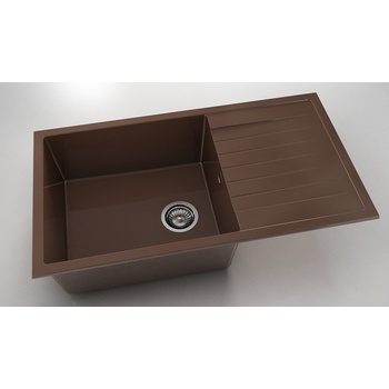 Image 1 of FAT Мивка Vanguard 229, Polymer marble, 17 Светло венге, с включен сифон