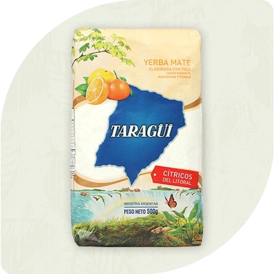 Yerba maté TARAGUI Citricos del Litoral 500 g