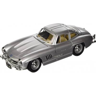 Bburago Mercedes Benz 300SL strieborná 1:24