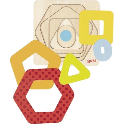 Goki puzzle vrstvené geometrické tvary II
