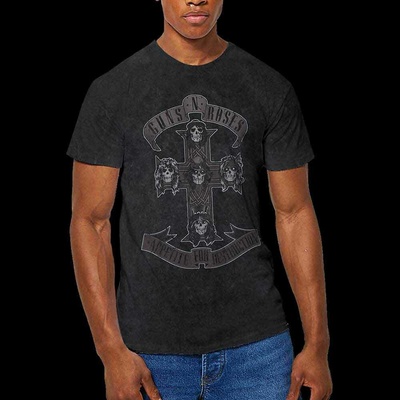 Guns N’ Roses tričko MonoChrome Cross čierne