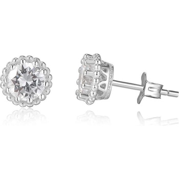 Silenti Jewelry Сребърни обеци "Привилегия" - Големи - 0.9см