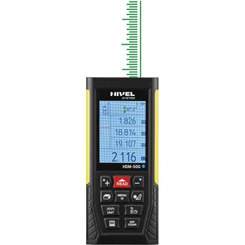 Nivel System Лазерна ролетка Nivel System HDM-50G - 50 м, ±2 мм, зелен лъч (HDM-50G)