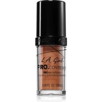 L.A. Girl Cosmetics PRO. Coverage rozjasňujúci tekutý make-up Tan 28 ml