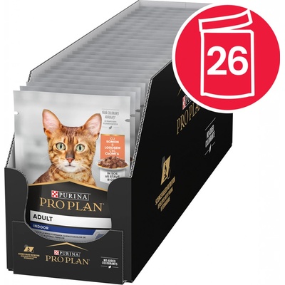 Purina Pro Plan Cat Housecat losos 26 x 85 g