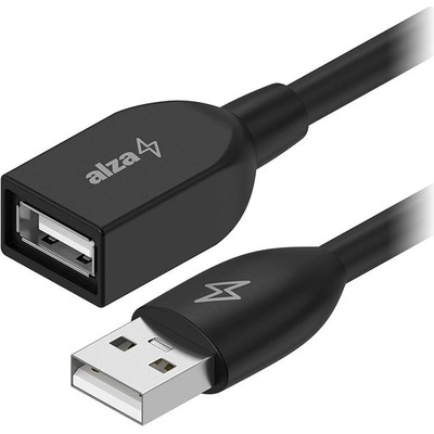 AlzaPower APW-CBAMAF215B Core USB-A (M) to USB-A (F) 2.0, 1.5m, černý