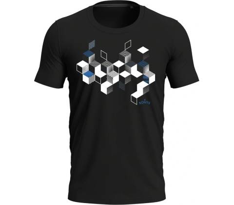 Bontis tričko Cubes čierne