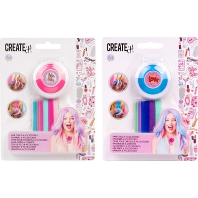Alltoys Canenco Sada barev na vlasy s gumičkami Creat it