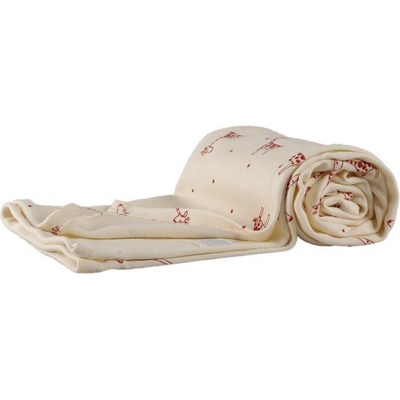 Kaarsgaren Letná deka z biobavlny s potlačou Žirafy