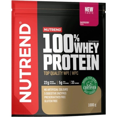 Nutrend 100% Whey Protein [1000 грама] Малина