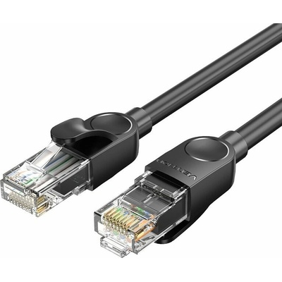 Vention IBNBD Cat 6 UTP Ethernet Patch, 0,5m, černý
