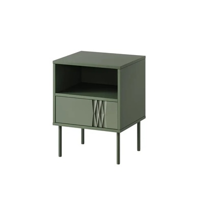 Cama meble Cama Нощно шкафче 2 бр. TRESSE 44x40x53 зелен мат (TRESSE 400091)