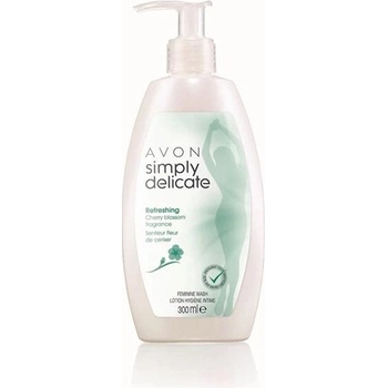 Avon Dámský gel pro intimní hygienu s vůní třešňového květu Simply Delicate 300 ml