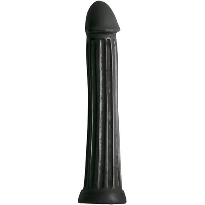 All Black 31,5 cm Klasické dildo Czarny