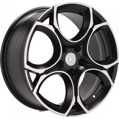 Racing Line I5162 8x18 5x112 ET45 polished black half Matt