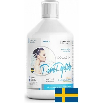 Kolagénový nápoj s obsahom 10 000 mg hydrolyzovaného rybieho kolagénu 500 ml