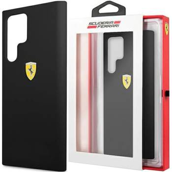 Pouzdro Ferrari hard silikonové Samsung Galaxy S22 Ultra 5G On Track Silicone černé