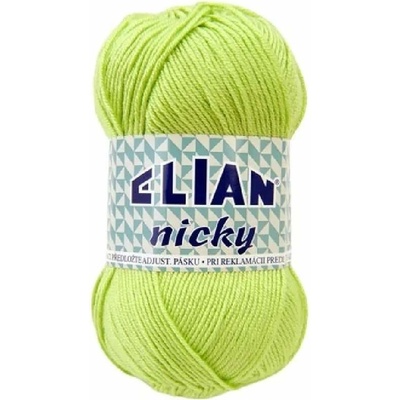 Pletací příze Elian Nicky 487 - zelená