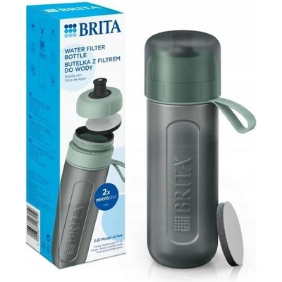 Brita Active 0,6 l zelená + filtry MicroDisc 2 ks