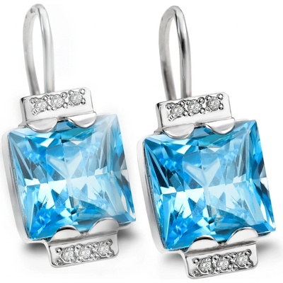 Stuchlík zlaté náušnice s topazy 027211