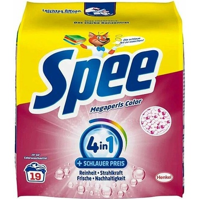 Spee Megaperls Color 4v1 Prací prášok 1,14 kg 19 PD