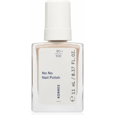 Korres No No Nail Polish ošetrujúci lak na nechty odtieň 34 Sand 11 ml