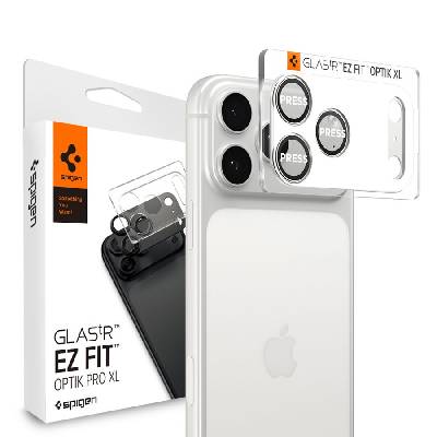 Oslona aparatu spigen optik pro xl glas. tr ez fit camera protector iphone 17 pro silver (8800283317794)