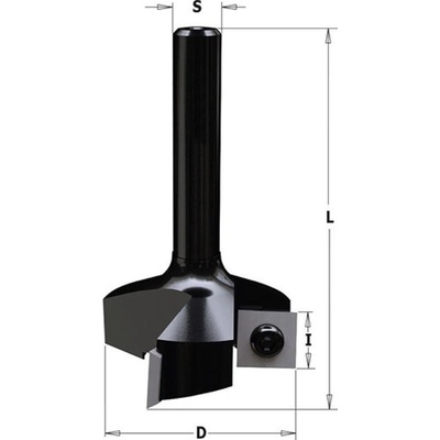 IGM Professional IGM F463 Mini Stopková fréza na plochy Fréza F 463: D35x10,5 L60 Stopka = 8 x 38 Z3