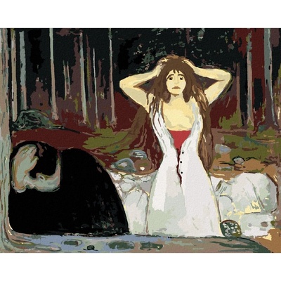 Zuty Malování podle čísel ASHES EDVARD MUNCH