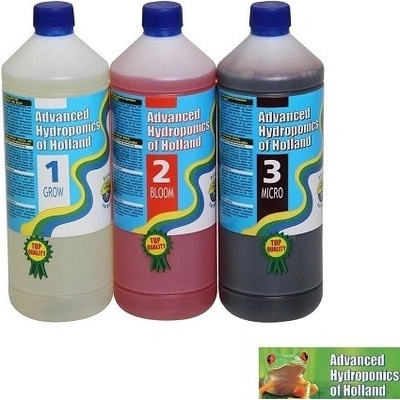 Advanced Hydroponics Dutch formula sada grow bloom micro 3x1L