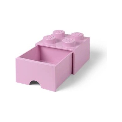 LEGO Кутия за съхранение с чекмеджета, LEGO „Brick, розова 40051738 (40051738)