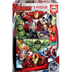 Educa - Puzzle 2x48 Avengers - 40 - 99 piese